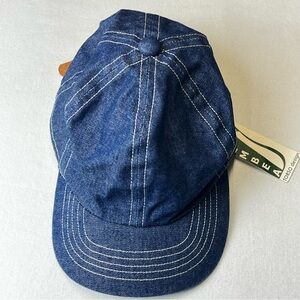 Tembea Park Cap in Denim Size 2 Handcrafted in Japan